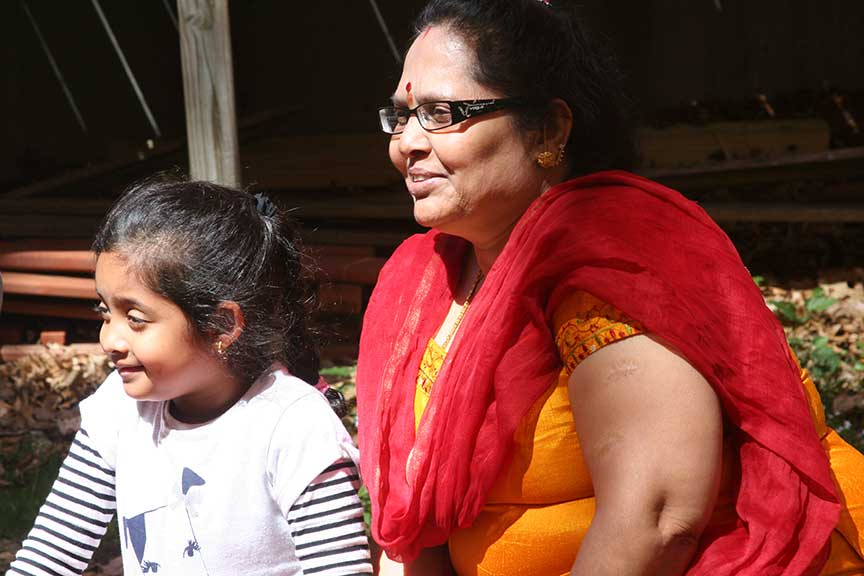 Mother-Daughter family environment